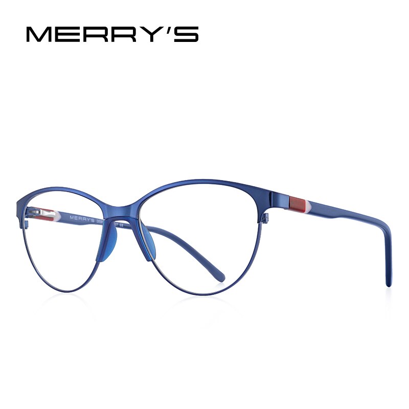 MERRYS-gafas de sol ultraligeras para mujer, lentes graduadas para miopía, gafas de acetato para piernas, S2602: C05 Blue