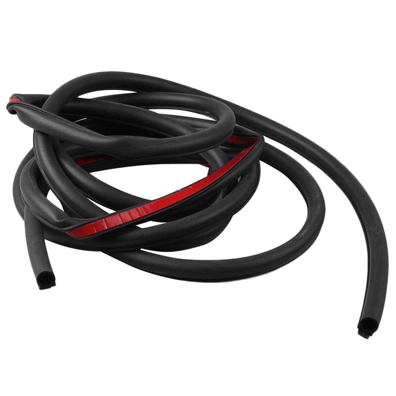 Auto motor deur grote d-vormige rubberen afdichting weerstrip hol 157 inch 4m