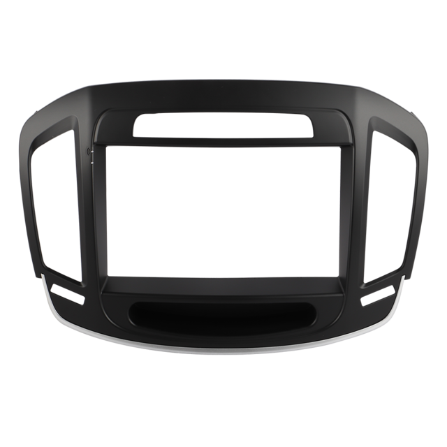 Black/Brown ABS Plastic Trim Facia Frame For Buick Regal Refit Car Android Radio Navigator DVD Mounting Dashboard: Black