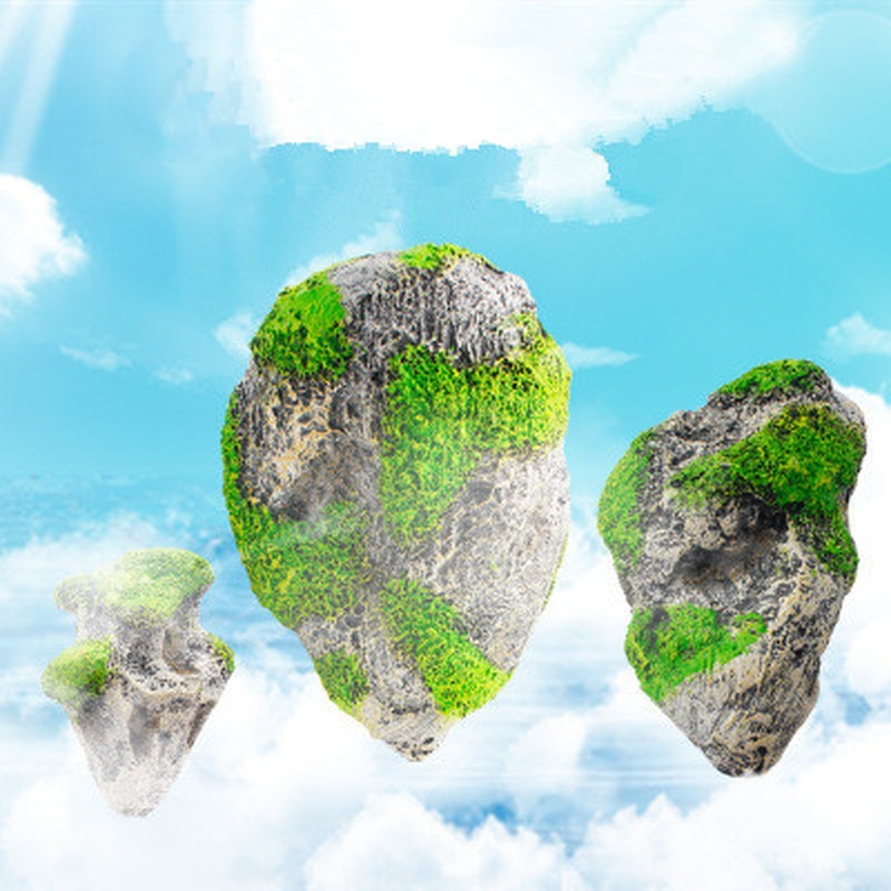 Floating Rock Suspended Artificial Stone Aquarium Decor Fish Tank Decoration Floating Pumice Flying Rock Ornament