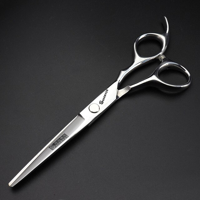 SHARONDS 6 Inch Thin Hairdressing Scissors Special Barber Shop Hairdressing Scissors Non-slip Wear-Resistant Anti-Rust Scissors: 6 inch cut