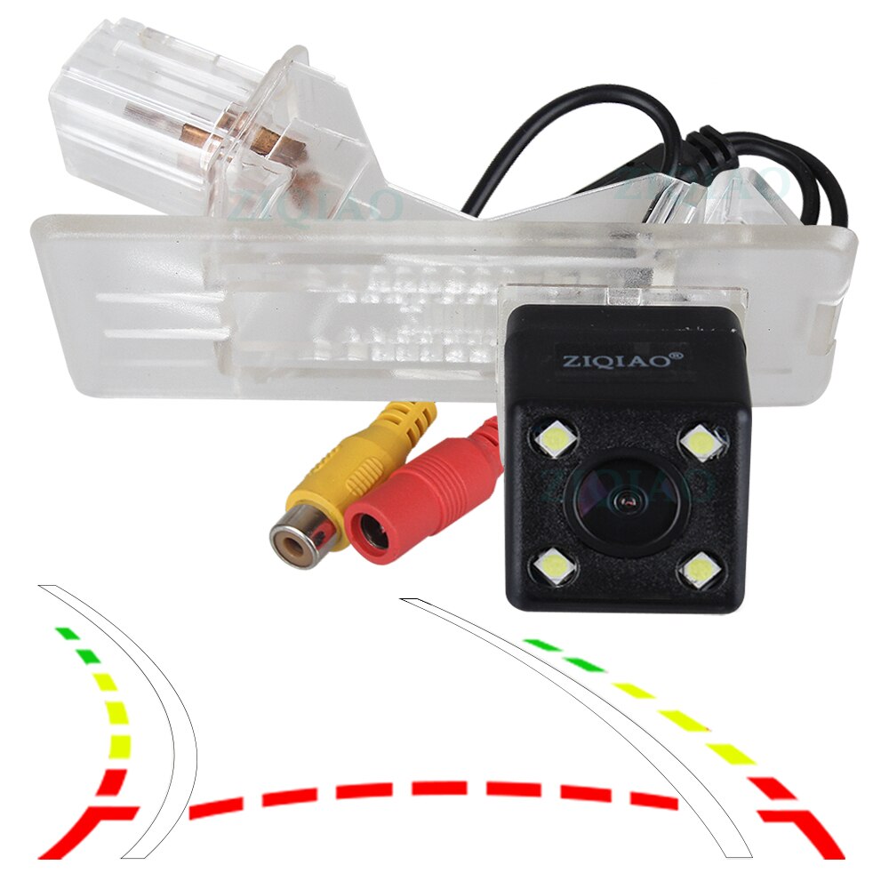 ZIQIAO for Renault Duster/ Dacia Duster Fluence HD Rear View Camera HS134 HS135: 4 LED dynamic track / HS135 For Duster