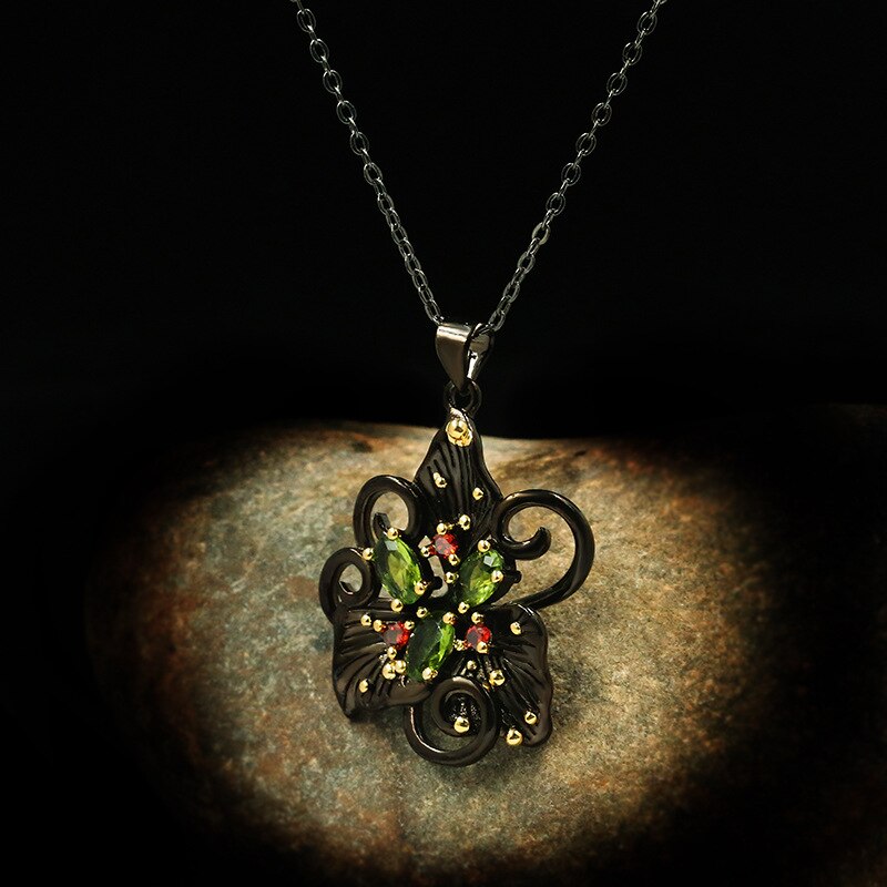 klasyczny styl boho kwiat geometryczny podwójny naszyjnik cyrkoniowy łańcuszek robić obojczyka luksusowe panie biżuteria ze srebra próza pomocą 925 naszyjnik uroki