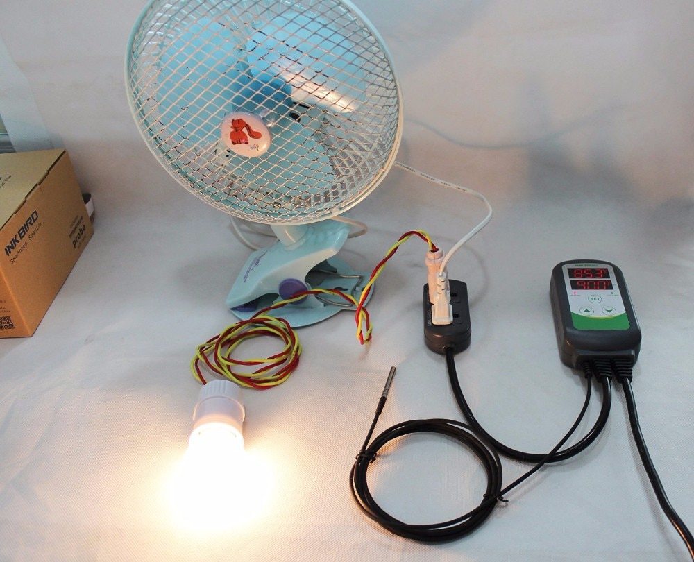 Inkbird ITC-308 jusqu'à 2,000W(220V) régulateur de température à double relais de chauffage et de refroidissement pour appareils électriques à domicile