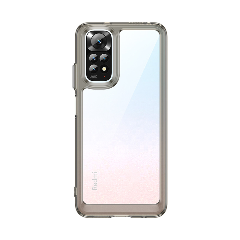 Per redmi note 12 pro 4g custodia cover redmi note 12 pro 4g capas colore trasparente clear fundas redmi note 12 pro 4g global: Grigio
