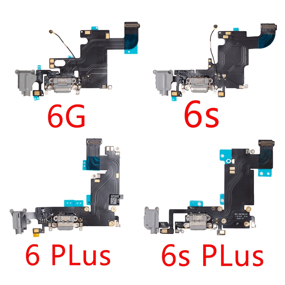 Iphonelle 6g 6 6s plus 5g 5c 5s se latausportti telakointiliitin kuulokkeiden ääniliitäntä+ mikrofonin joustokaapelin vaihto