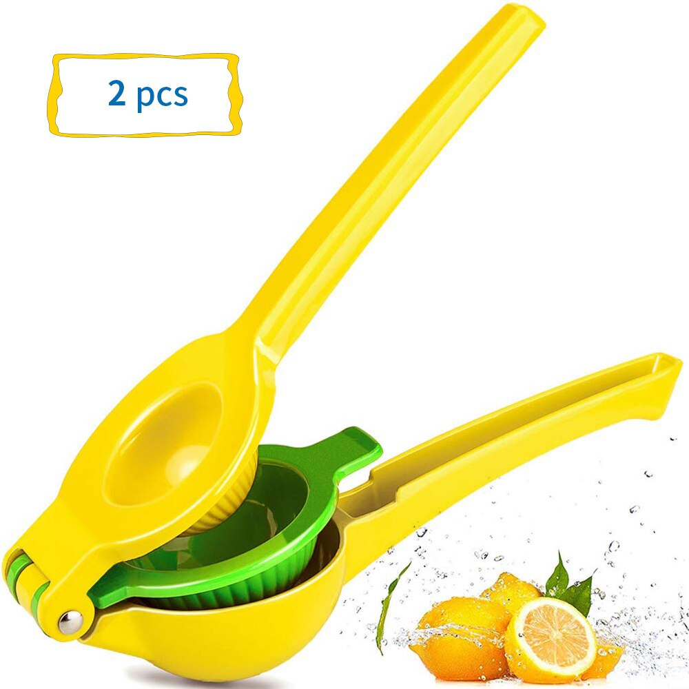 NTONPOWER Manual Lemon Juicer - Premium Metal Citrus Press Squeezer - Handheld Orange Juicer: Green