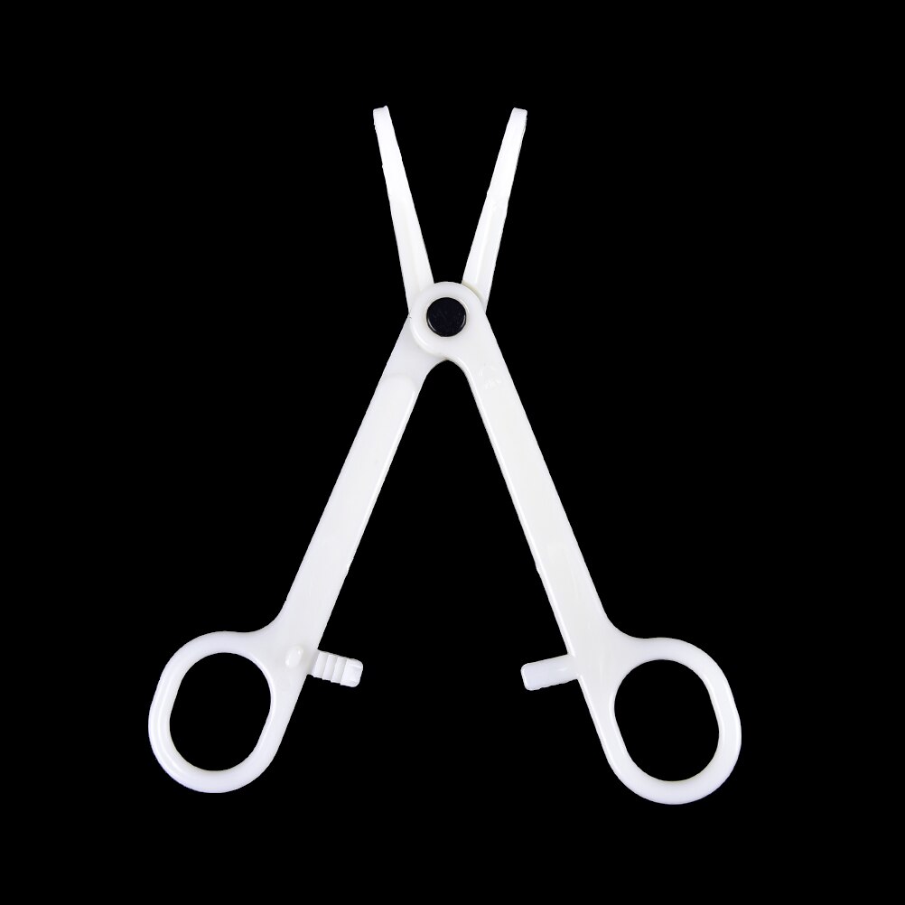 AACAR 1 Uds plástico Piercing corporal desechable alicate cuerpo oreja labio nariz ombligo lengua Piercing Forcep herramienta pinza abierta redonda
