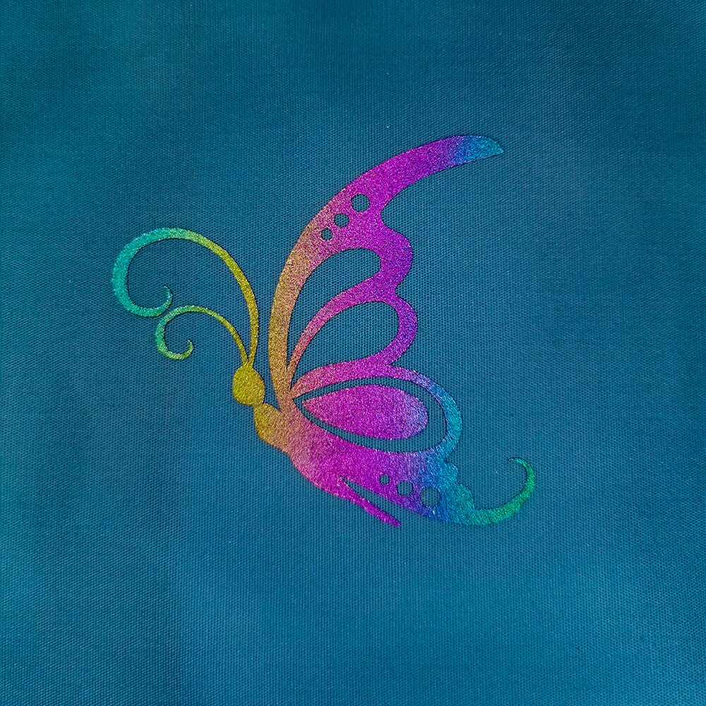 Rainbow Reflective Vinyl HTV Iron on Sheet Stickers For Clothing Fabric Tape Heat transfer Vinyl Film DIY