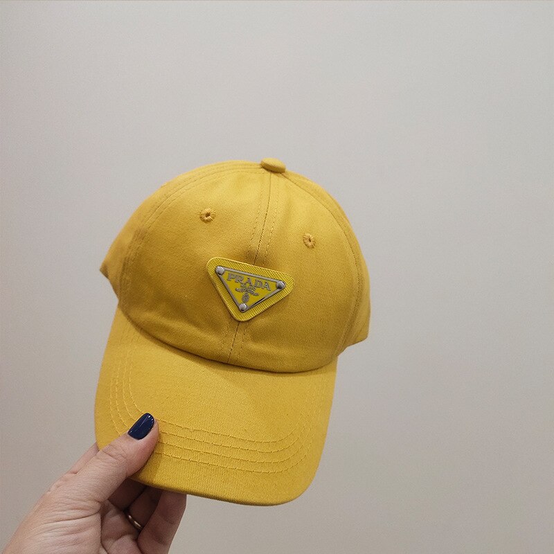 Children's Baseball Cap Four Seasons Outdoor Sunshade Sun Hat Baby Cartoon Cap Outing Sun Hat: Yellow / 48-54