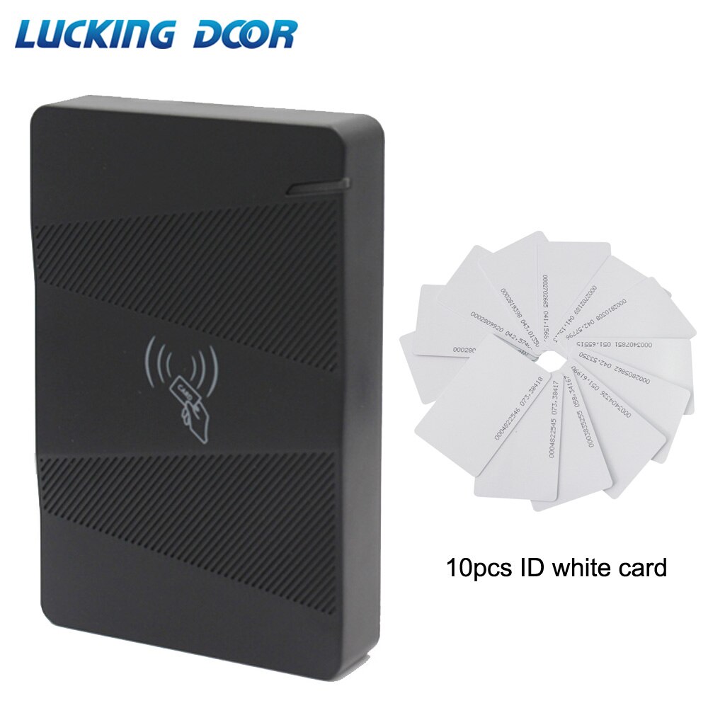 15000 User Waterproof 125Khz Rfid Access Control EM Card Access Control Outdoor Access Control System Card Reader: AC and 10 ID cards