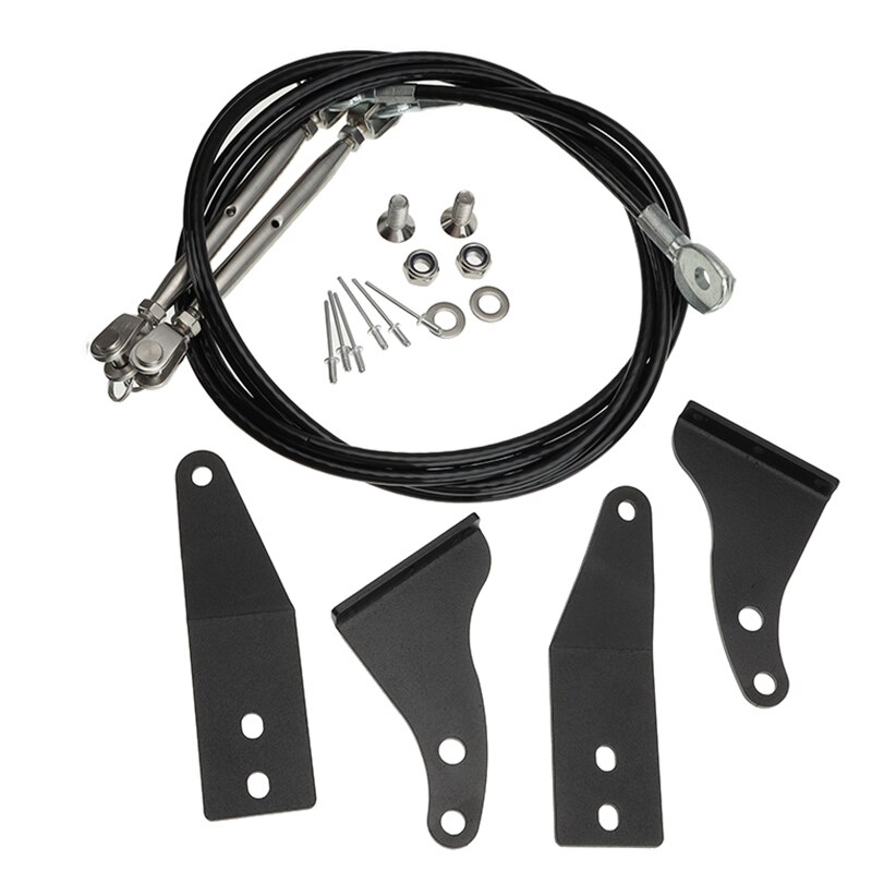 Car Limb Risers Kit Obstacle Eliminate Rope Protector For Jeep Wrangler JK 2007 Jungle Protector Car Accessories