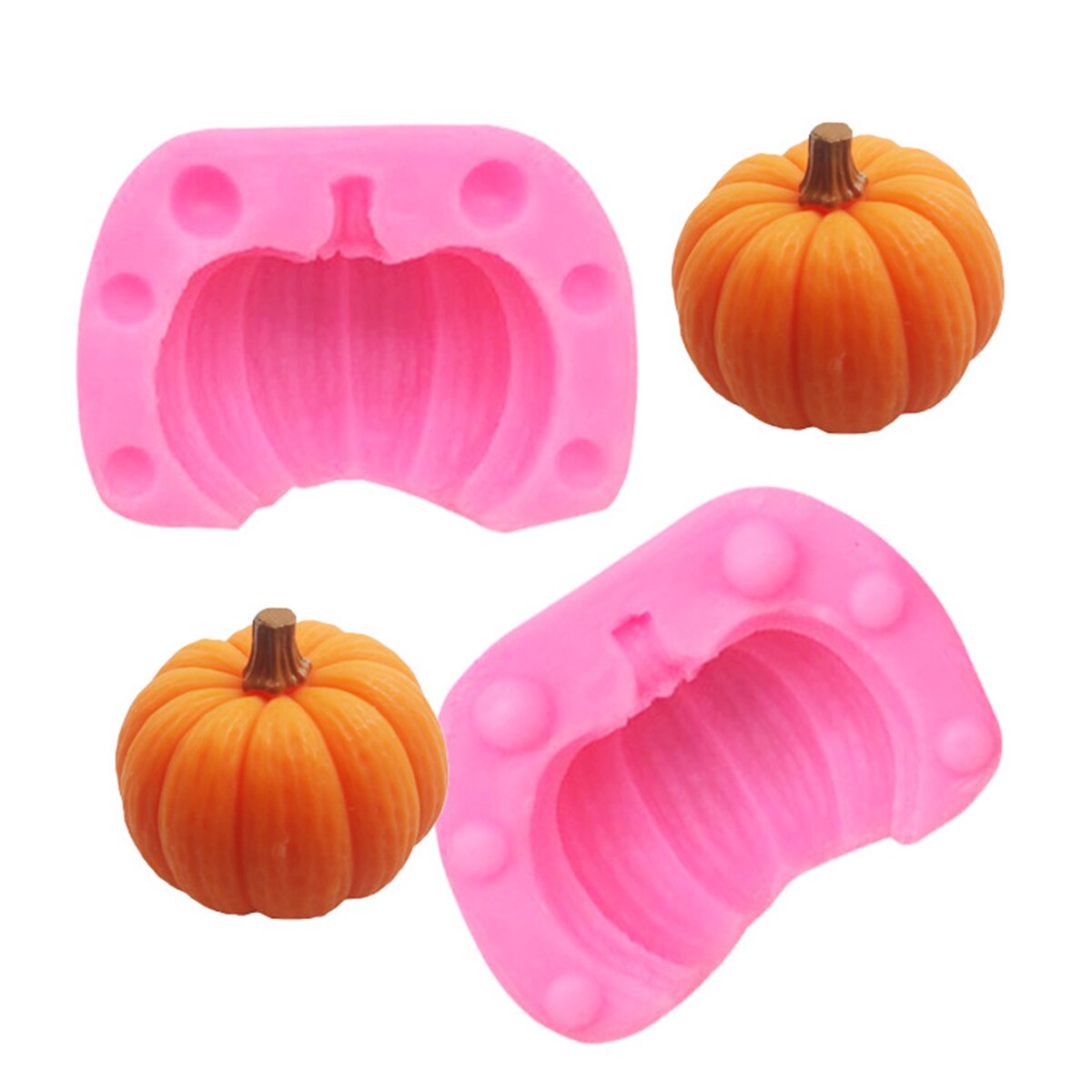 1Pc Halloween Silicone Mould Pompoen Cake Chocolade Decor Bakvorm Geschikt Cakevorm Decorating Gereedschap Bakken Accessoires: 1