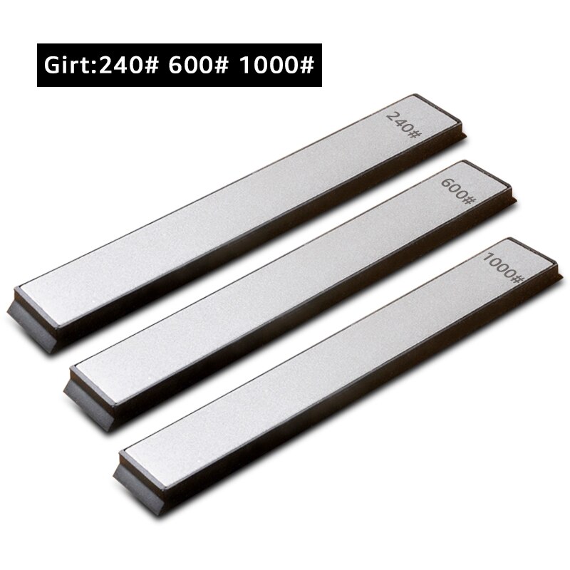 Knivsliper diamant vinkelslipestein bryne knivsliperverktøy 240 400 600 1000 korn: 240 600 1000 grus