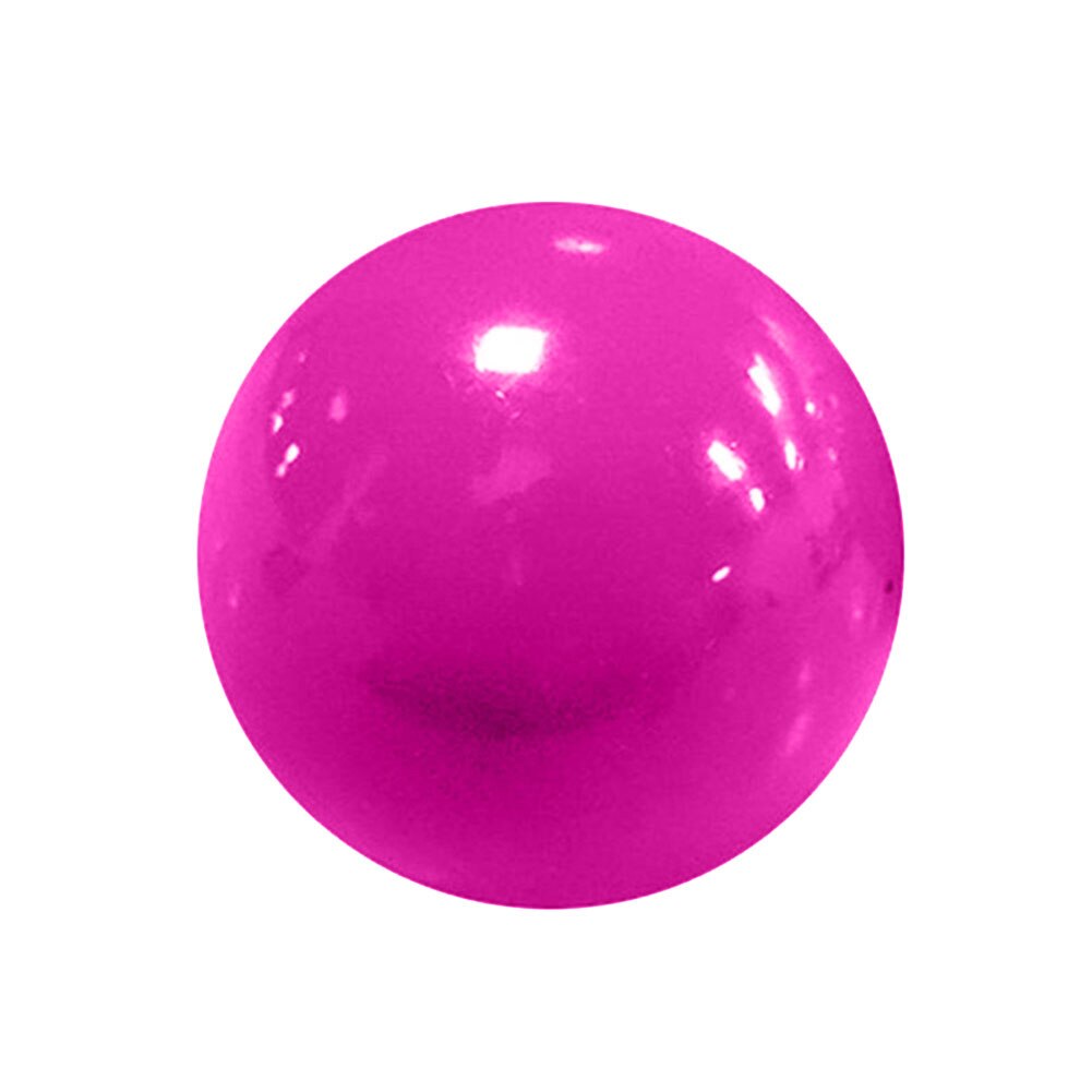 Fluorescerende farge dekompresjon ball klebrig ball vegg suge dekompresjon leke klebrig ball leker for voksne/barn: Lilla