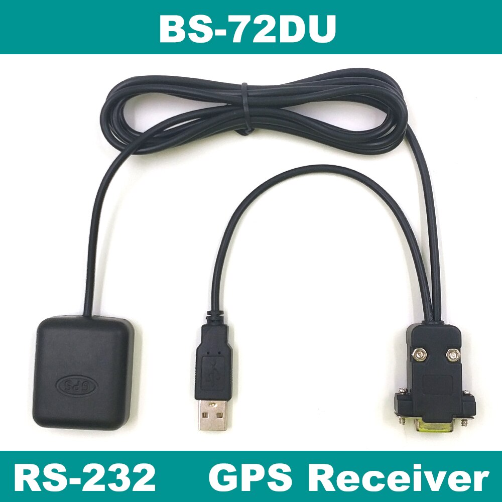 BEITIAN GPS Ontvanger RS-232 DB9 vrouwelijke + USB male connector GPS ontvanger, IPC ALV PVT locater, BS-72DU