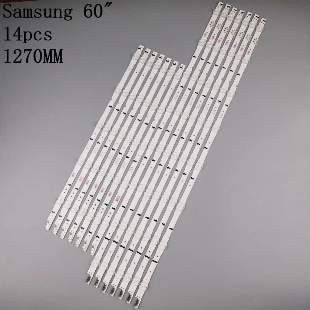 1266mm LED-hintergrundbeleuchtung Lampe streifen 13leds Für SamSung 60 zoll TV UA60H6400 CY-HH060CSSV2H 2014SVS60F D4GE-600DCA-R2 D4GE-600DCB-R2
