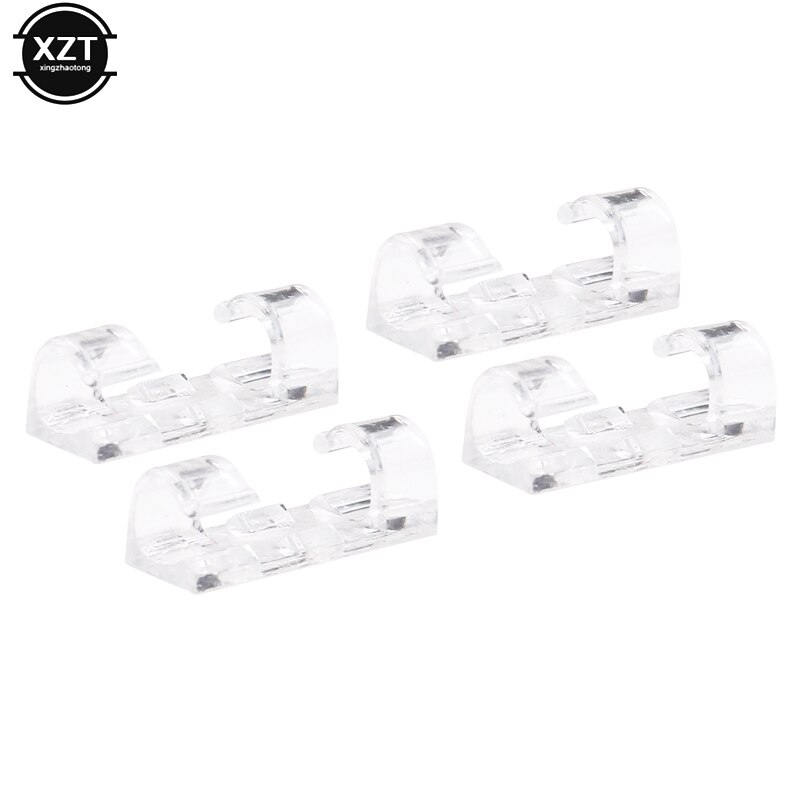 20PC Clasp Desk Cable Winder Earphone Organizer Wire Storage Silicon Adhesive Charger Cable Holder for MP3 Mouse Earphone Clips