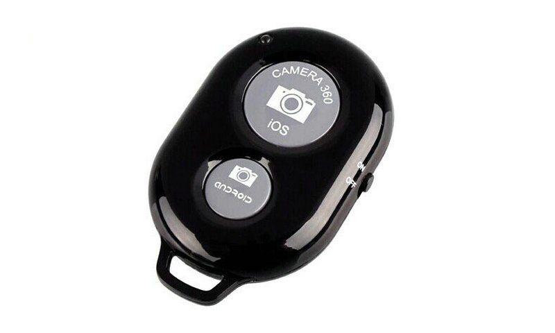 Migawka Bluetooth pilot bezprzewodowy Bluetooth samowyzwalacza aparat telefon kijek robić Selfie migawki pilota: czarny