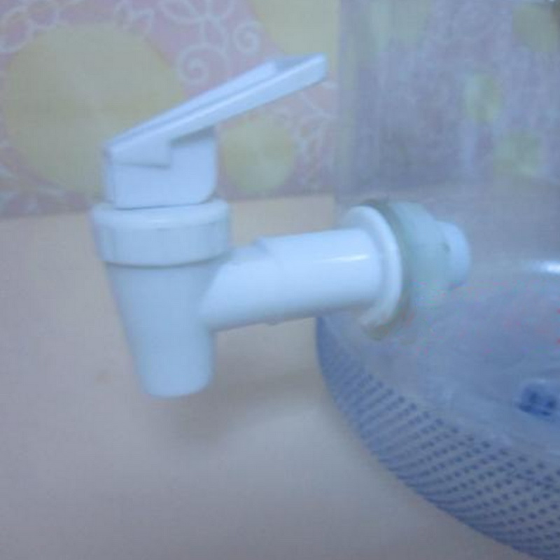 Water Bottle Dispenser Plastic Spigot Water Replacement Bottle Top Valve Faucet Dispenser Simple Device White Practical