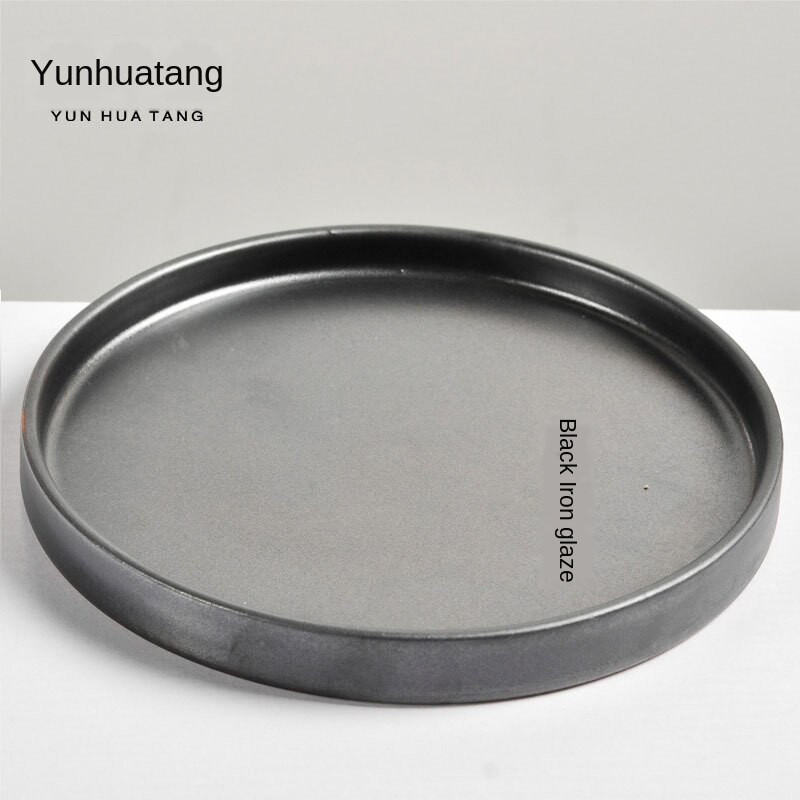 Pot en céramique avec plateau, soucoupe à thé, Hu Dian, Kung Fu, disque à séchage à l&#39;eau, plateau à thé, Table à thé, service à thé, poterie