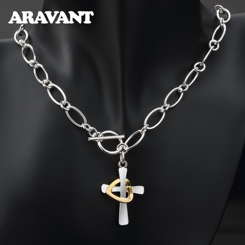 925 Zilveren Kruis Hanger Kettingen Voor Mannen Zilveren Ketting Mode-sieraden Accessoires