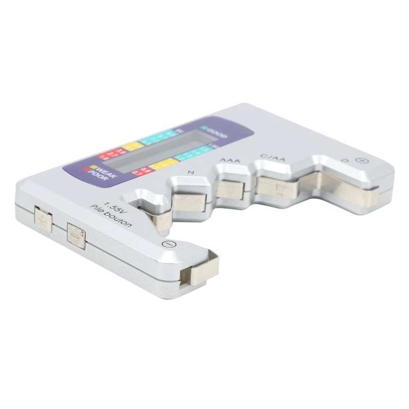 Digital Battery Tester Capacity Checker for C/D/9V/AA/AAA/1.5V Lithium Power Supply Measurement