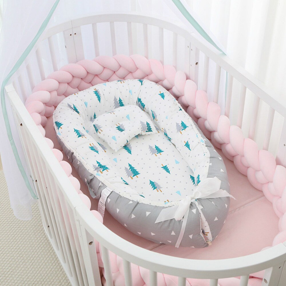 Baby Bed Portable Newborns Bed Washable Baby Crib Cot Baby Nest Children's Bed Portable Crib Folding Bed for Newborns Babynest