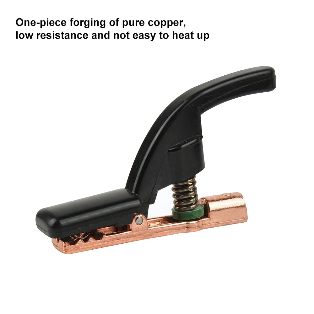 300A Welding Electrode Holder Stick Welding Rod Copper Mini Cable Welding Rod Non-slip Handle Clamp Welding Tools