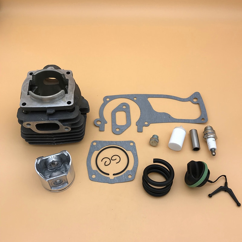 47mm cylinder kolv tändstift bränslefilter kit för husqvarna 359 357 xp 357xp bensin motorsåg motordelar 537 15 73-02