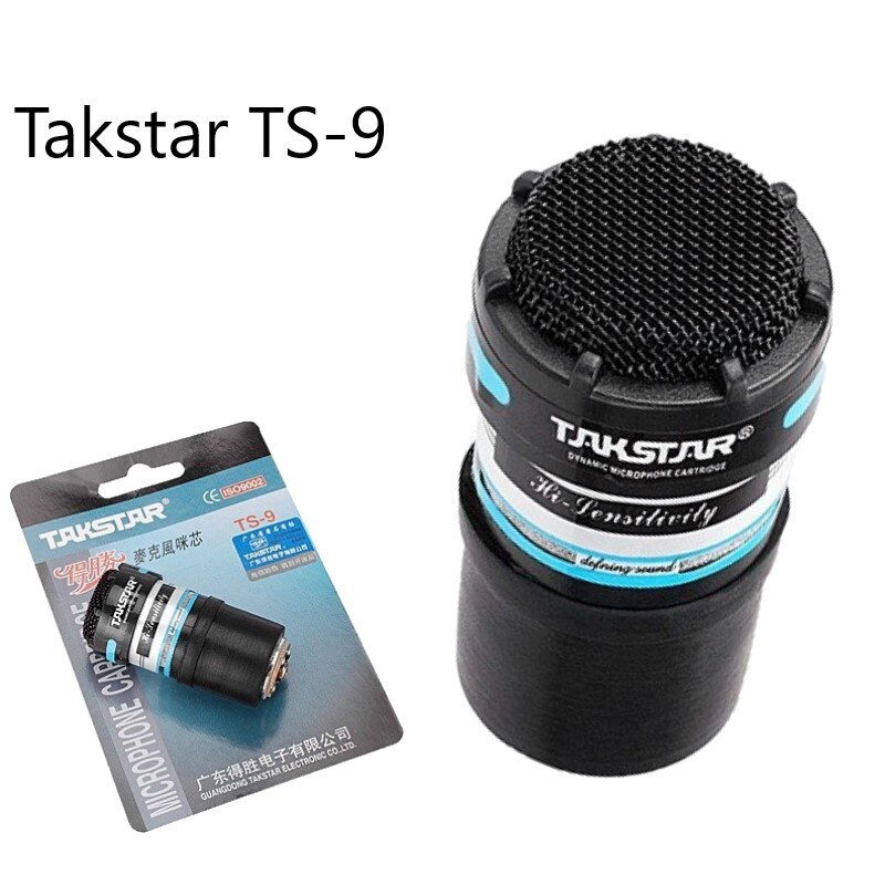 Takstar 100% – capsule de microphone dynamique, TS-9 Original, tête de microphone, utilisation pour les projets de Bar karaoké