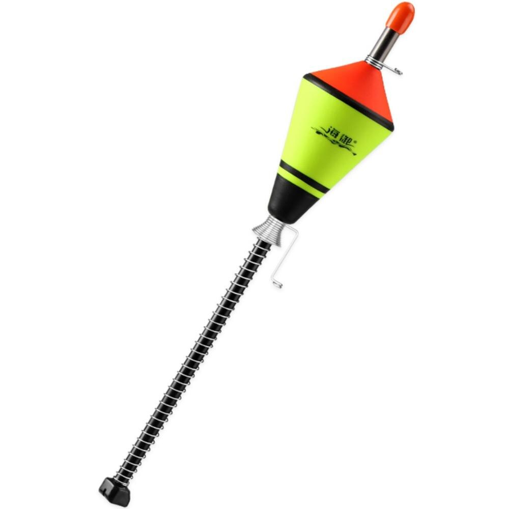 Flotador automático portátil para pesca de Río y Lago, conjunto de acero inoxidable para pesca de carpa, boya Vertical, dispositivo de alarma para mordedura