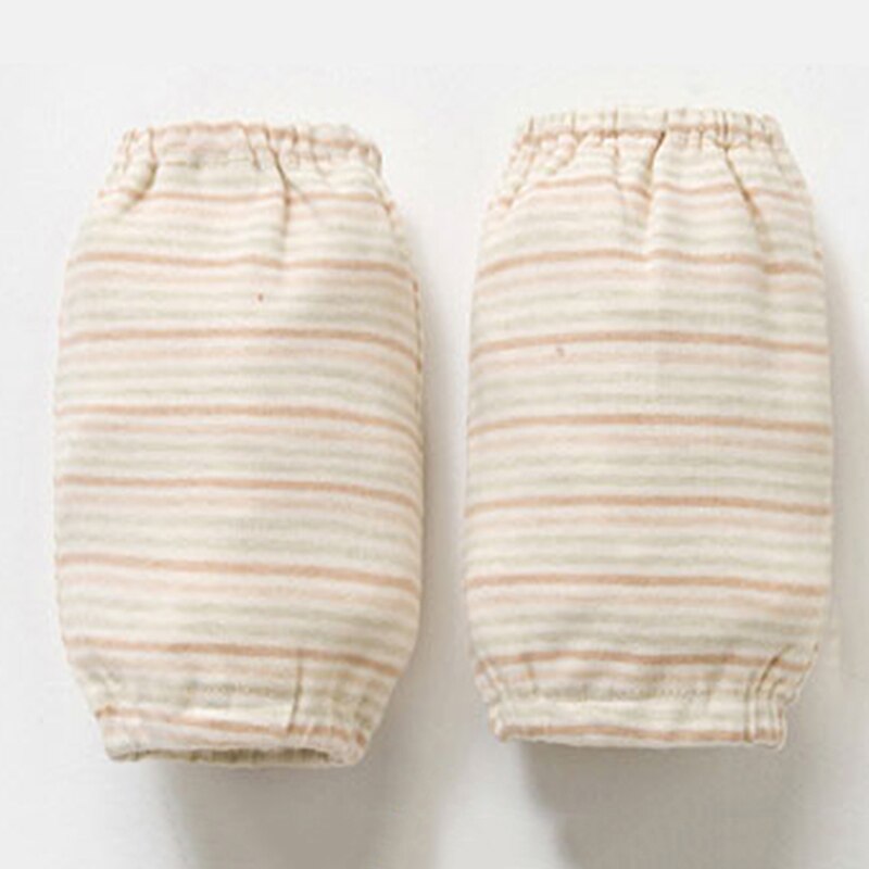 Automne et hiver manchette dessin animé flanelle manches courtes bébé Style coréen anti-salissure enfants étudiants caler la veille: stripe