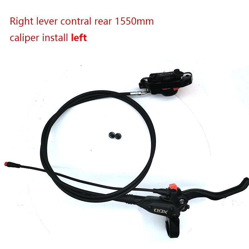 E-Bike Scooter Hydraulic Disc brake Set Electric bike Ebike 2pin plug cut power off Bicycle oil Brakes left right front rear