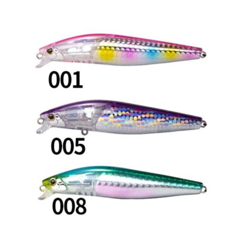 Hunthouse woblere fiskeri lokker 99mm 15g flash boost minnow lokker wolfram vægt system flydende lokkemad dybde 0.1-0.3m: 001 005 008