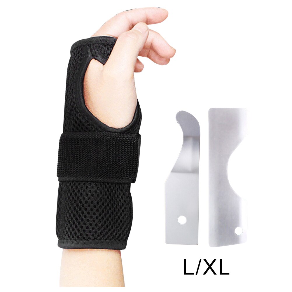 Breathable Wrist Brace Sprain Wrap Metal Splint Wrist Brace Carpal Adjustable Strap Soft Support Relieving pain wrist brace