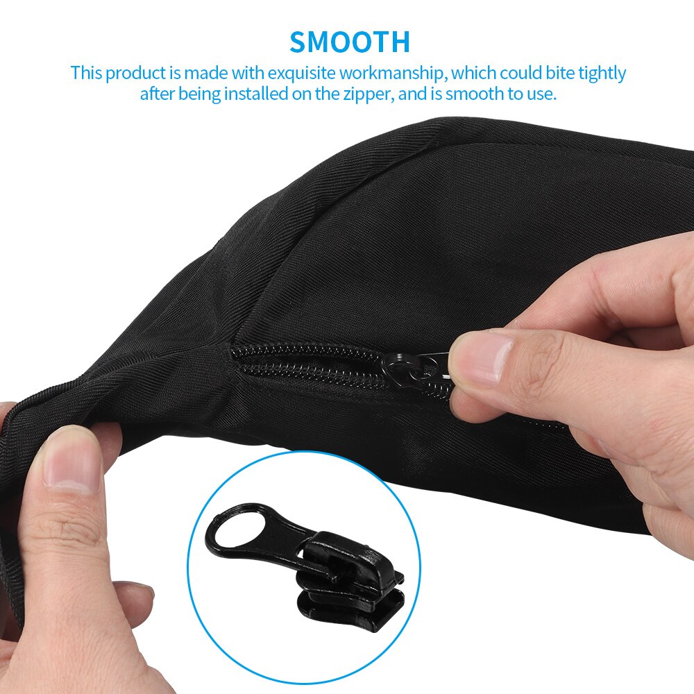 169pcs Replacement Repair Kit Suitcase Zip Fastenings Accessories Teeth Rescue Zippers Sewing Clothes Double-sided Zipper Puller