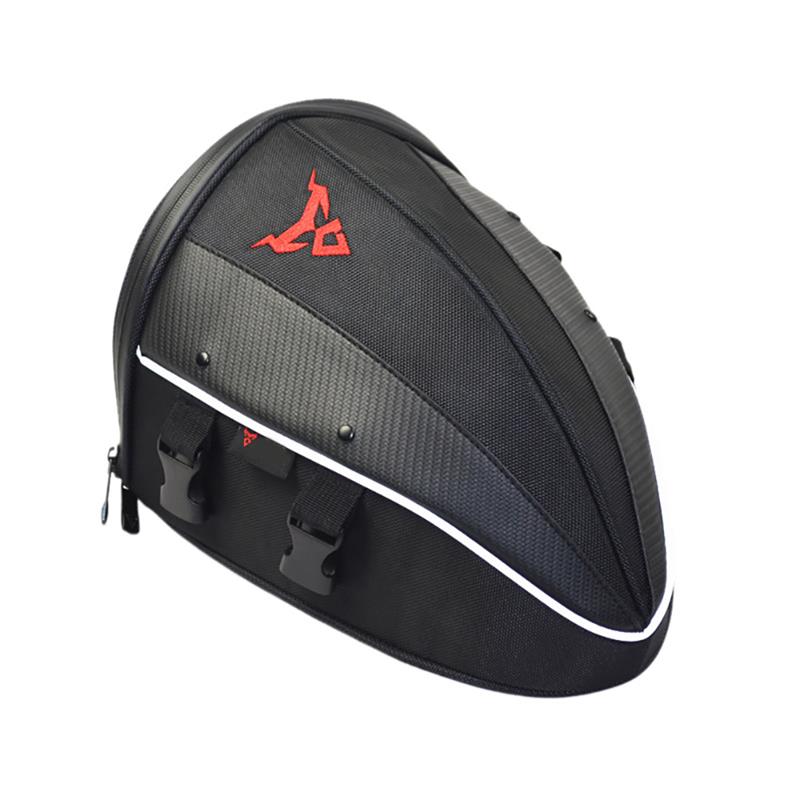 Motorcycle Tail Bag Motorcycle Black Bag Motorcycle Storage Bag Racing Package Waterproof Motorbike Bag Accessories: Red