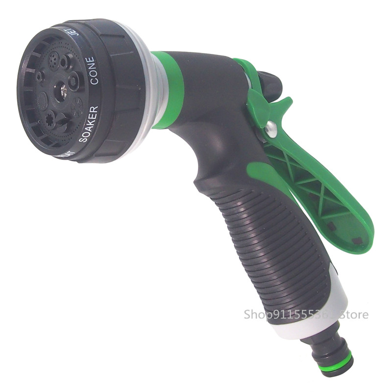 4pcs/set Watering Gun Garden Nozzle Hose Nozzle Adjustable Nozzle Water Gun Lawn Hose Multifunction Garden High Pressure Sprayer: Red