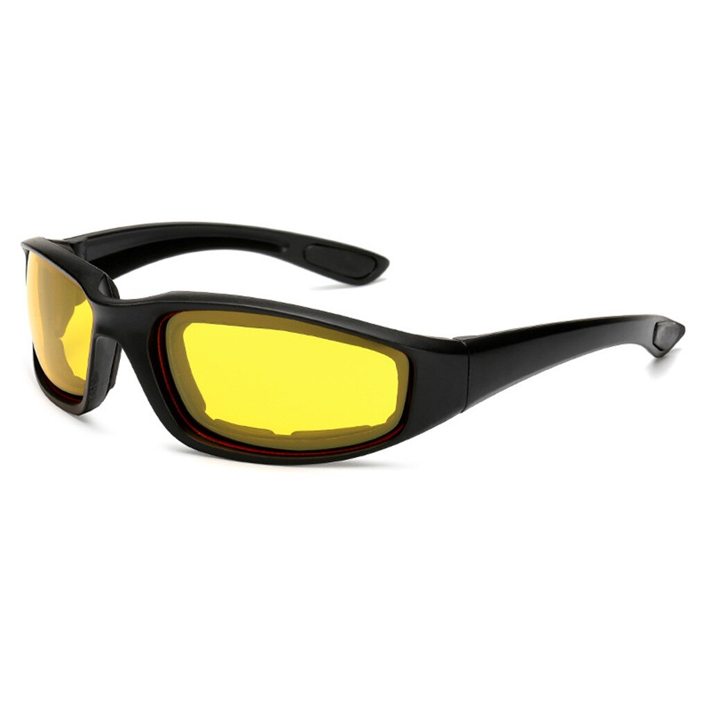 Anti-G lare moto cyclisme lunettes polarisées nuit conduite lentille lunettes de soleil vtt équitation pêche lunettes de soleil en plein air #30: YELLOW