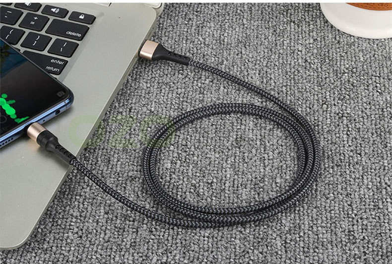 USB Kabel 5A Super Lade 5A Schnelle Lade Nylon Typ C USB Ladegerät Kabel Draht Kabel für Huawei P20 Mate 20 Honor 10 V10: 5A Gold