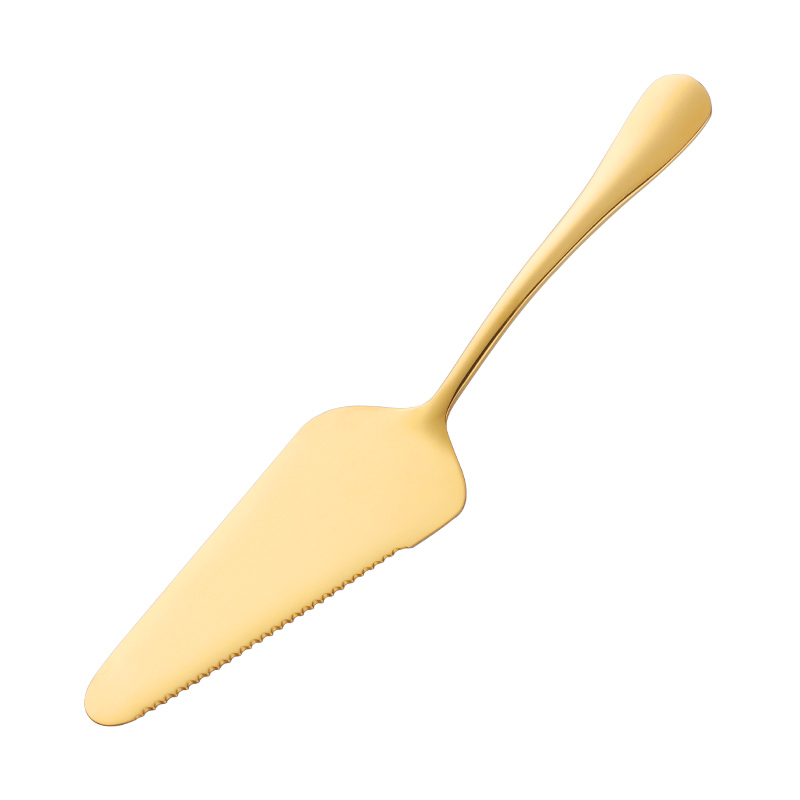 2 stk rosegull konditordeig kutter skraper bake svart kniv brød kakespade bryllupskake dekorasjonskniv sett: Gylden 2 stk