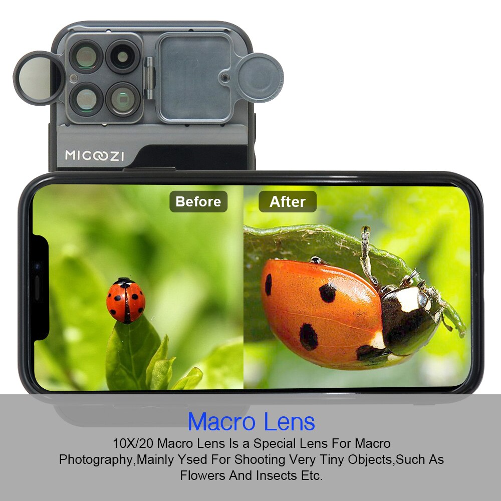 Neue Für iPhone 11 Pro Max Kamera Objektiv Kit Fisheye Weitwinkel Makro Teleskop CPL Objektiv Fall Abdeckung Für iPhone X XR XS Max 7 8 Plus