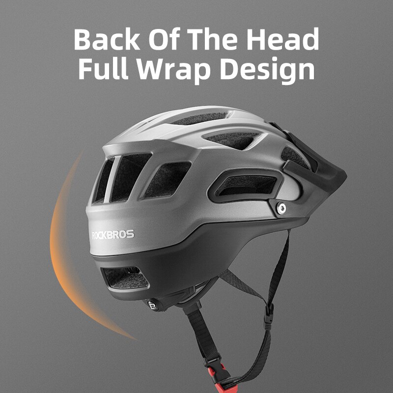 Rockbros capacete de bicicleta masculino feminino eps segurança ciclismo capacete ultra-leve integralmente moldado mtb mountain road capacete de bicicleta