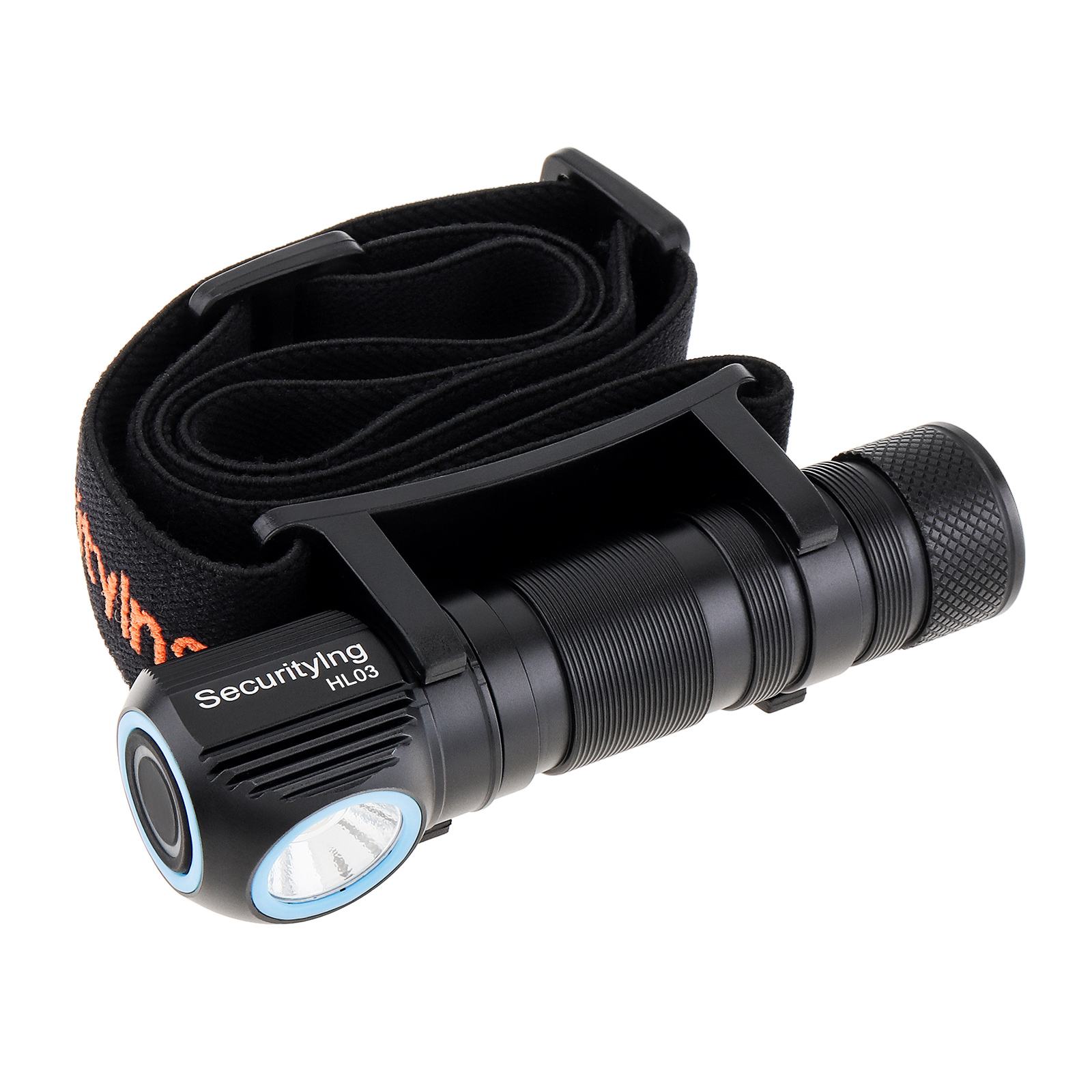 Securitying sst 40 led-pandelampe 18650 1130lm genopladelig forlygte med magnetisk opladning, magnetisk baglysindikator: Grøn