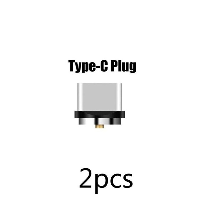 5 sztuk okrągły kabel magnetyczny wtyczka typu C mikro USB C wtyczki kabel robić szybkiego ładowania telefon Microusb rodzaj-c magnetyczna ładowarka wtyczka: 2szt For rodzaj C