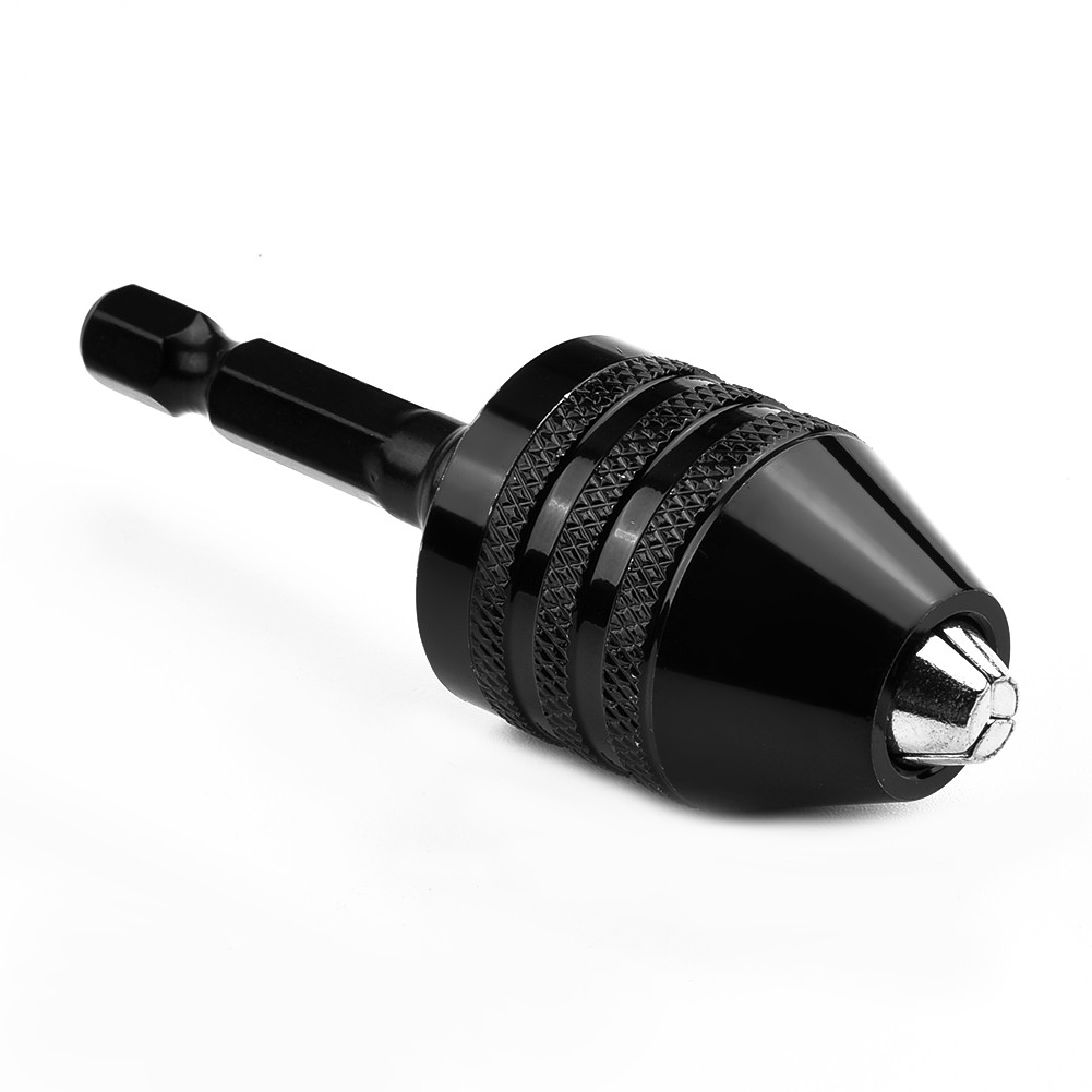 Mini portabrocas sin llave de 0,3-8mm, brocas eléctricas autoapretadas, herramientas de fijación de pinza, convertidor de cambio rápido de vástago hexagonal de 1/4 pulgadas