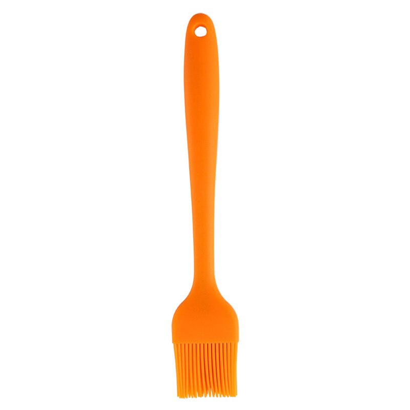 1Pc Silicone forme cuisson pâtisserie brosse bricolage gâteau pain Barbecue huile doux peinture spatule cuisine cuisson outils pour Steak: orange