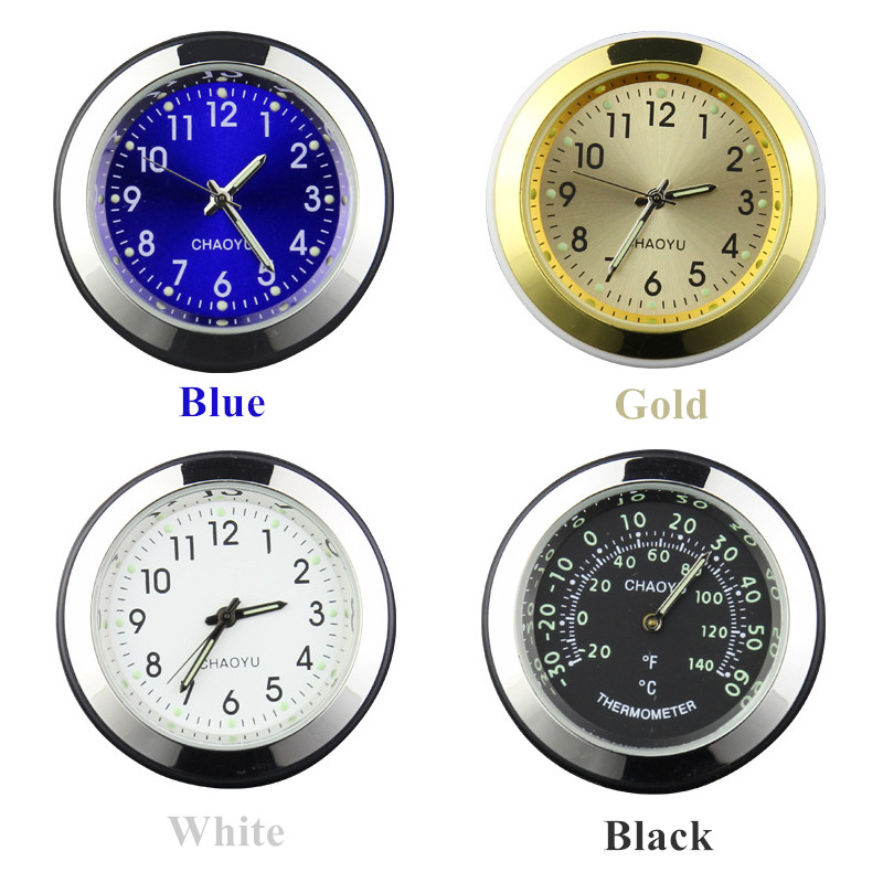 Luminous Auto Gauge Clock Mini Car Air Vent Waterproof Quartz Clock with Clip Air Outlet Watch Clock For Styling Car Accessories