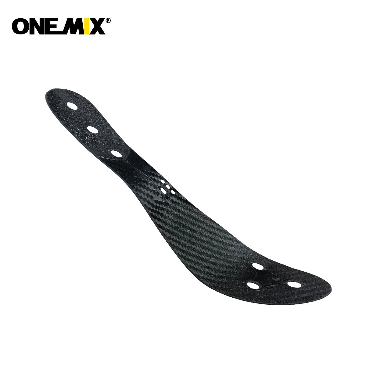 Onemix-Plantilla de fibra de carbono para calzado deportivo Marathon, plantilla de palma completa, placa de carbono, 45 grados, aumento de velocidad, efecto de estabilidad visible